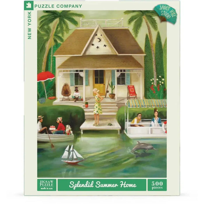 Splendid Summer Home by Janet Hill 500 Piece Jigsaw Puzzle NYPC - for just $26.99! 
