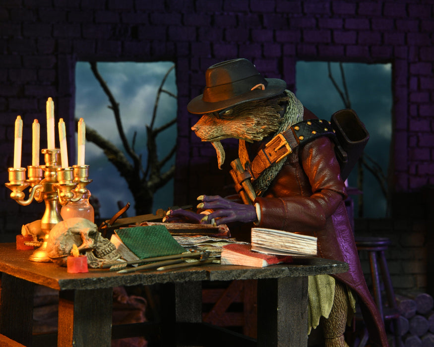 NECA Universal Monsters x Teenage Mutant Ninja Turtles - Ultimate Splinter as Van Helsing - for just $39.99! 
