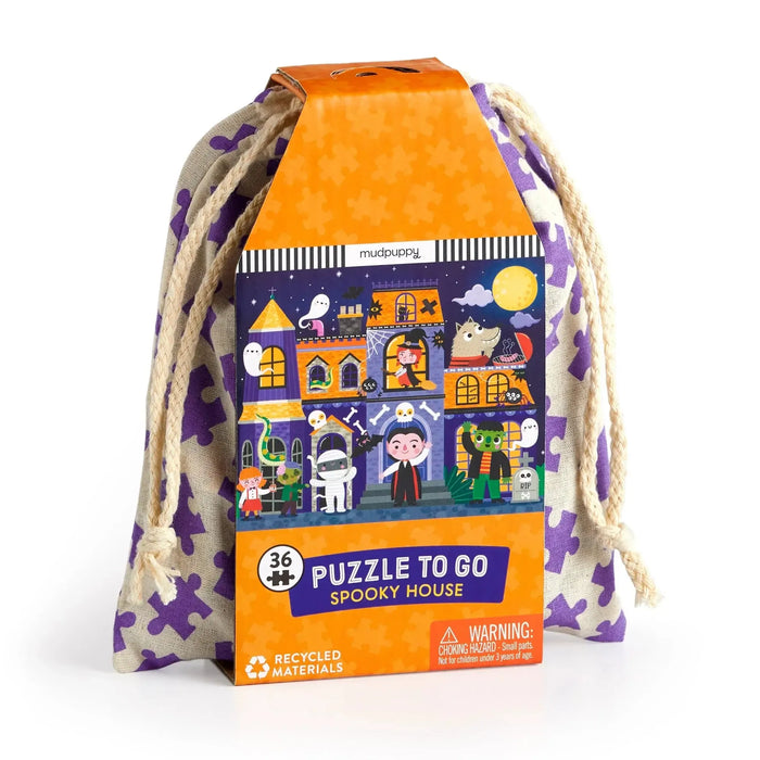 Spooky House 36 Piece Mini Jigsaw Puzzle Mudpuppy - for just $9.99! 
