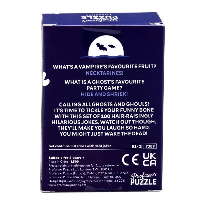 Spooky Jokes - Frightfully Funny - Professor Puzzle - for just $4.99! 