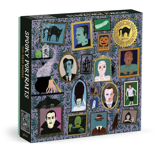 Spooky Portraits 500 Piece Jigsaw Puzzle Galison - for just $17.99! 