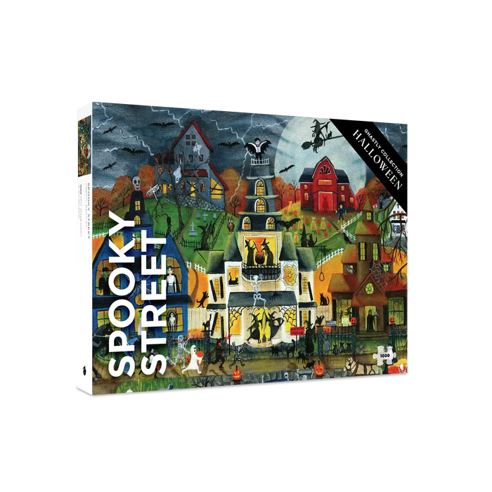Spooky Street by Cheryl Bartley 1000 Piece Jigsaw Puzzle Pomegranate - for just $25.99! 
