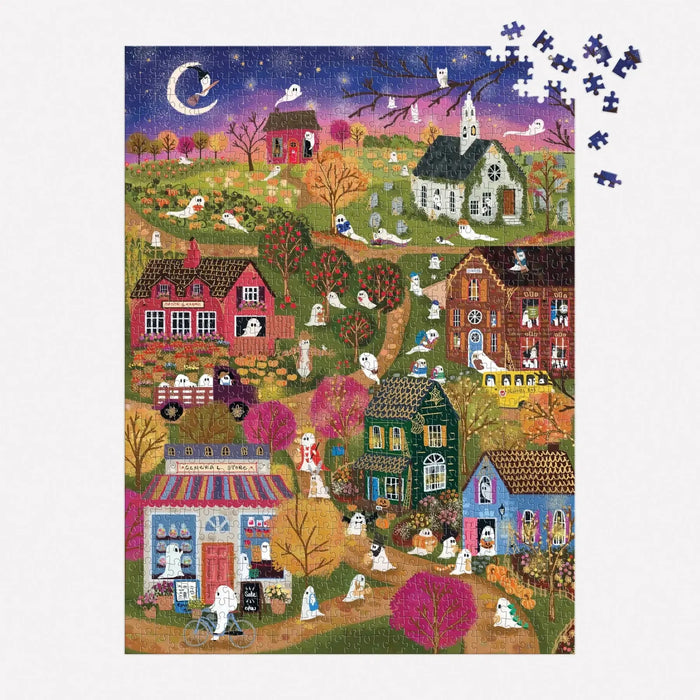 Spooky Village 1000 Piece Jigsaw Puzzle Galison - for just $21.99! 
