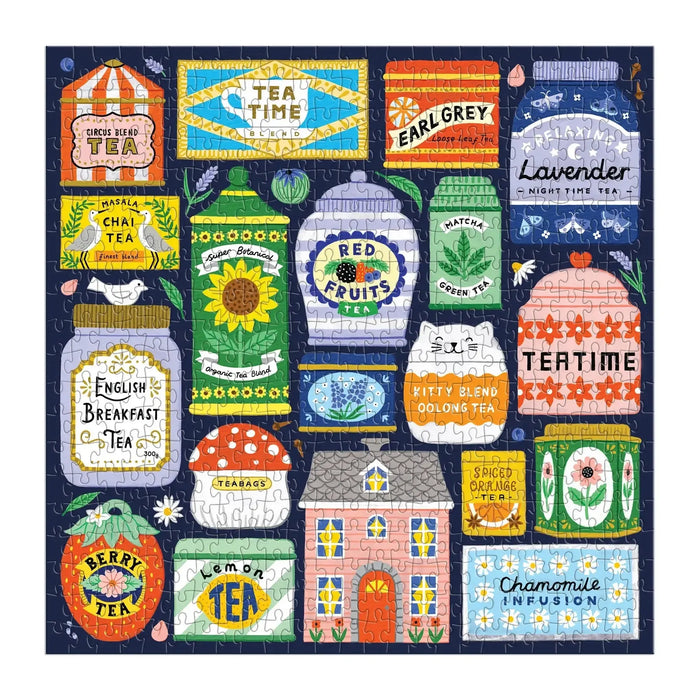 Spot of Tea 500 Piece Jigsaw Puzzle Galison - for just $17.99! 
