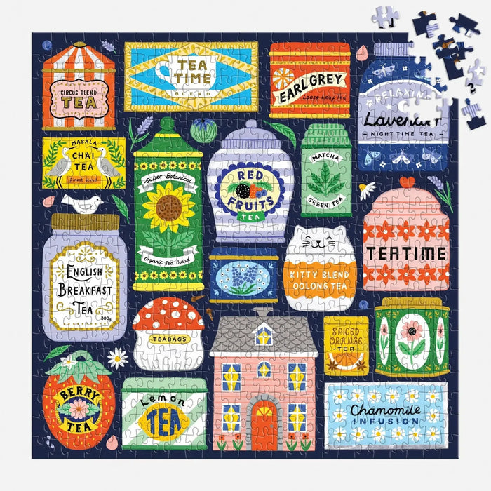 Spot of Tea 500 Piece Jigsaw Puzzle Galison - for just $17.99! 