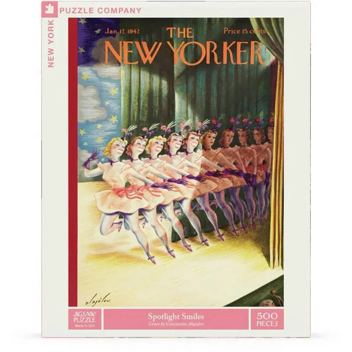 Spotlight Smiles The New Yorker 500 Piece Jigsaw Puzzle NYPC - for just $26.99! 