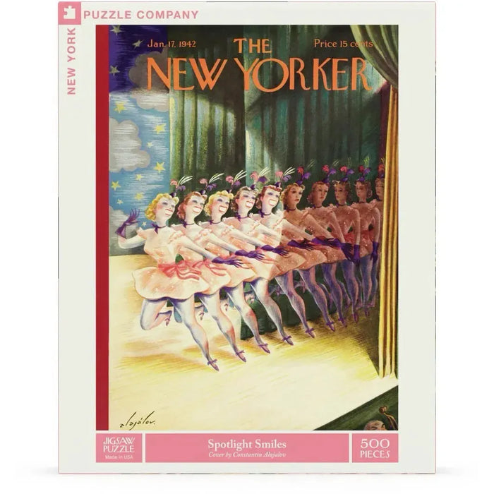 Spotlight Smiles The New Yorker 500 Piece Jigsaw Puzzle NYPC - for just $26.99! 