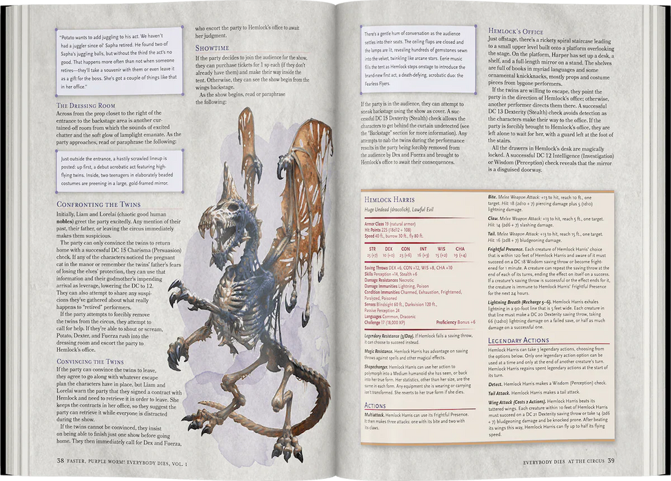 D&D 5E: Faster, Purple Worm! Everybody Dies - Vol. 1 - for just $45! 