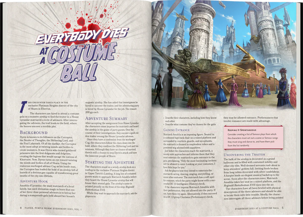 D&D 5E: Faster, Purple Worm! Everybody Dies - Vol. 1 - for just $45! 