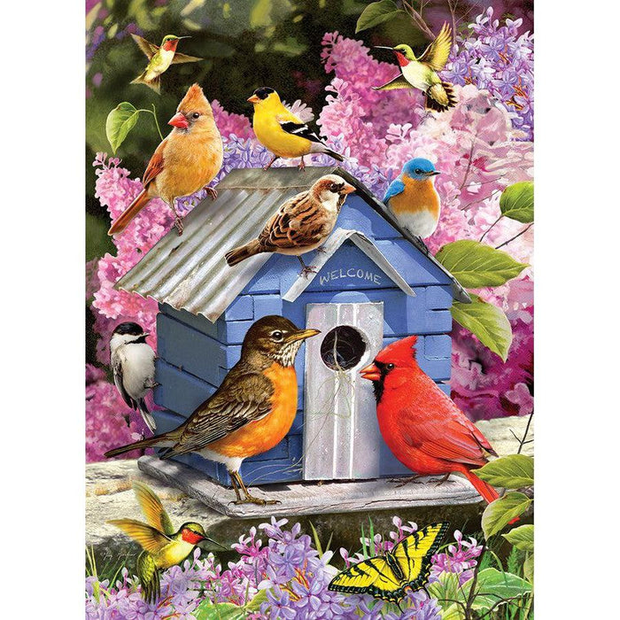 Spring Birdhouse 500 Piece Jigsaw Puzzle Cobble Hill - for just $17.99! 