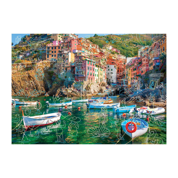Spring Break at Cinque Terre 1000 Piece Jigsaw Puzzle Fred - for just $19.99! 