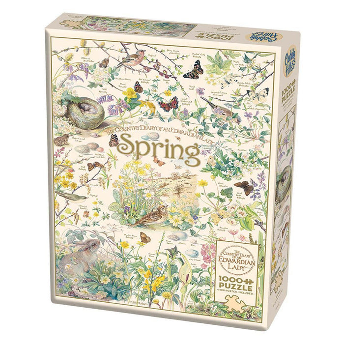 Spring Country Diary 1000 Piece Jigsaw Puzzle Cobble Hill - for just $19.99! 