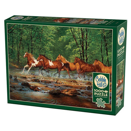 Spring Creek Run 1000 Piece Jigsaw Puzzle Cobble Hill - for just $19.99! 