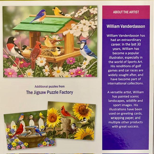 Spring Feast Songbirds 500 Piece Jigsaw Puzzle Leap Year - for just $14.99! 