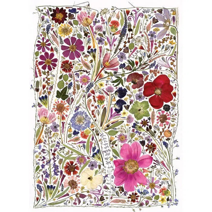 Spring Flower Press 1000 Piece Jigsaw Puzzle Cobble Hill - for just $19.99! 