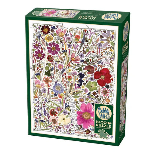 Spring Flower Press 1000 Piece Jigsaw Puzzle Cobble Hill - for just $19.99! 