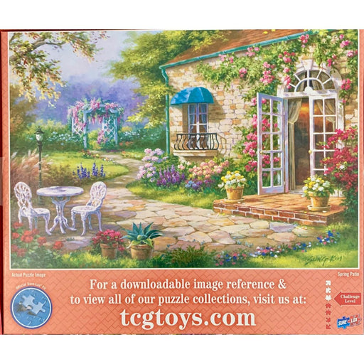 Spring Patio 500 Piece Jigsaw Puzzle Sure Lox - for just $14.99! 