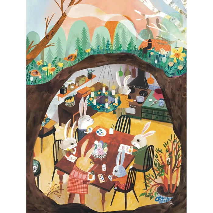 Spring Preparations by Adelina Lirius 500 Piece Jigsaw Puzzle NYPC - for just $26.99! 