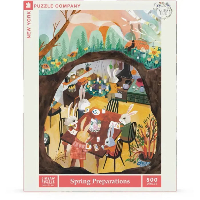 Spring Preparations by Adelina Lirius 500 Piece Jigsaw Puzzle NYPC - for just $26.99! 