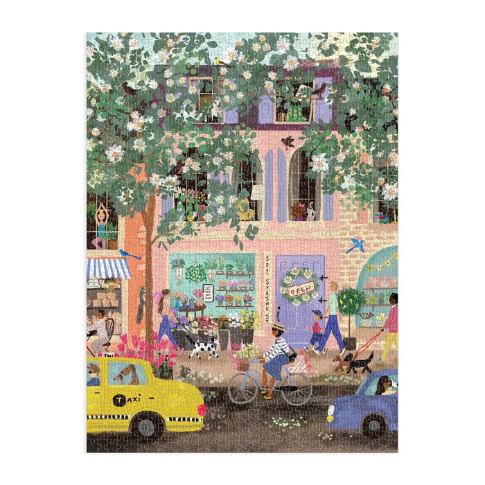 Spring Street 1000 Piece Jigsaw Puzzle Galison - for just $19.99! 
