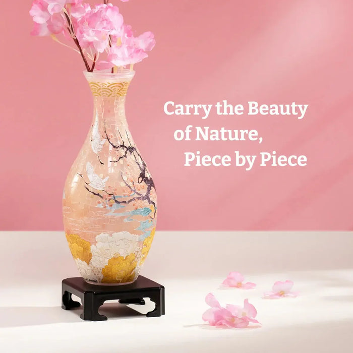 Spring Symphony Vase 160 Piece 3D Plastic Jigsaw Puzzle PieceRelax - for just $32.99! 