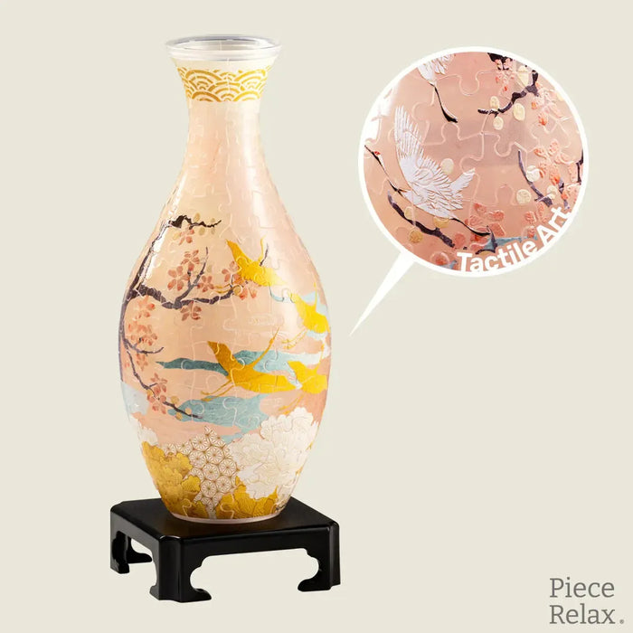 Spring Symphony Vase 160 Piece 3D Plastic Jigsaw Puzzle PieceRelax - for just $32.99! 