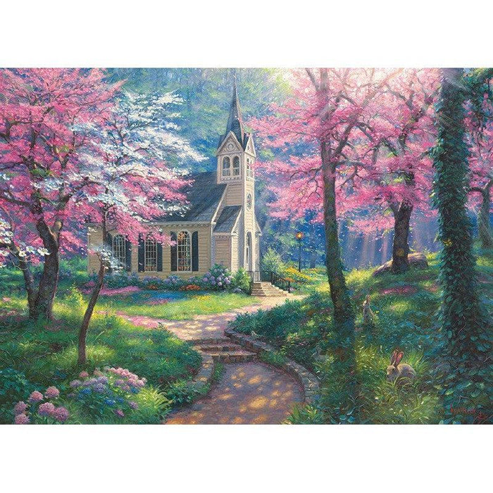 Spring's Embrace 500 Piece Jigsaw Puzzle Cobble Hill - for just $17.99! 