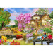 Springtime Cottage 200 Piece Wood Jigsaw Puzzle Wooden City - for just $19.99! 