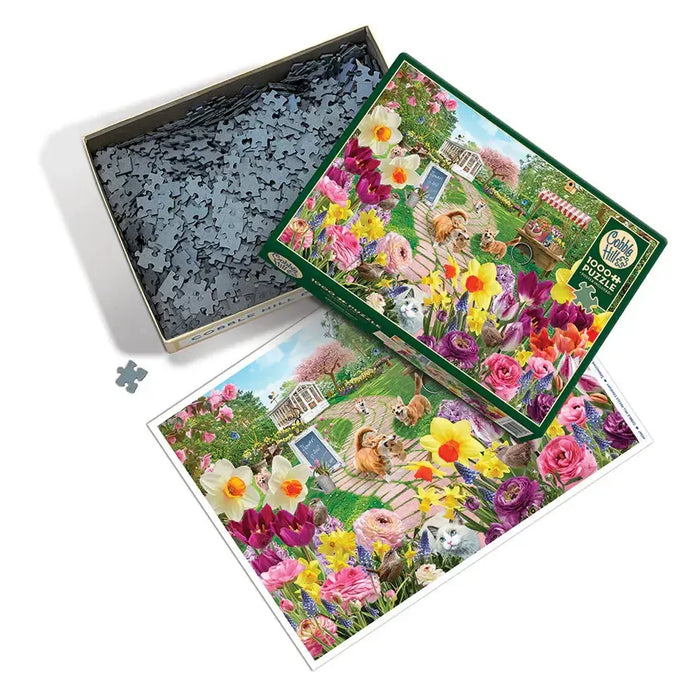 Springtime Frolic 1000 Piece Jigsaw Puzzle Cobble Hill - for just $19.99! 