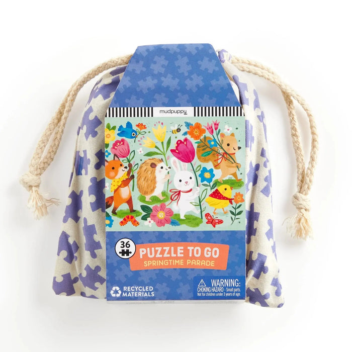 Springtime Parade 36 Piece Mini Jigsaw Puzzle Mudpuppy - for just $9.99! 