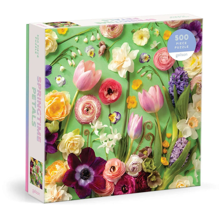 Springtime Petals 500 Piece Jigsaw Puzzle Galison - for just $17.99! 