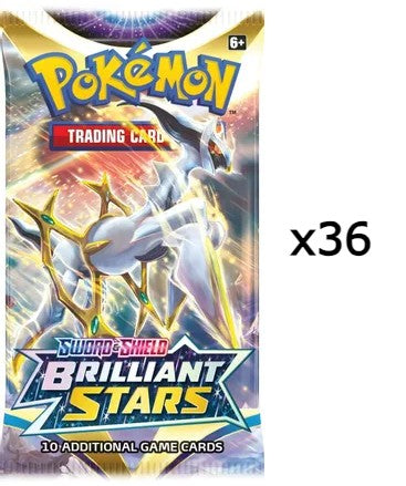 Pokemon: 36 Brilliant Stars Loose Booster Packs - for just $114.95! 