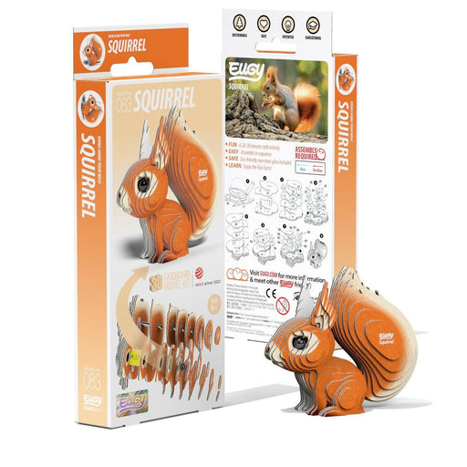 Squirrel 3D Cardboard Model Kit Eugy - for just $11.99! 