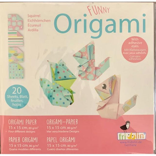 Squirrel Funny Origami Kit Fridolin - for just $5.99! 