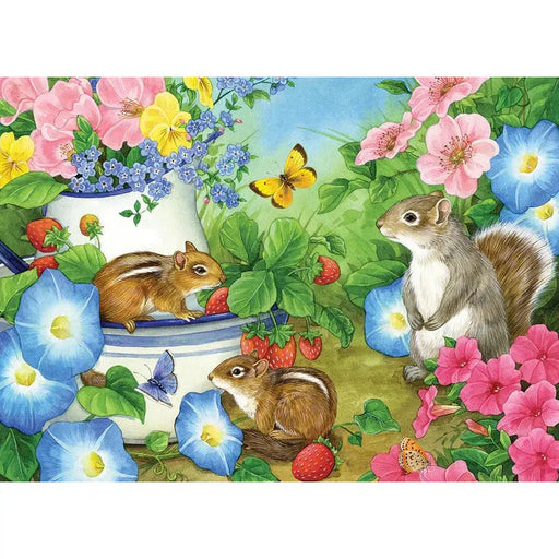 Squirrel Talk 35 Piece Tray Jigsaw Puzzle Cobble Hill - for just $9.99! 