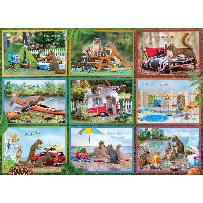 Squirrels on Vacation 1000 Piece Jigsaw Puzzle Cobble Hill - for just $19.99! 