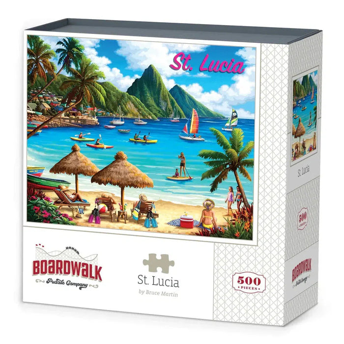 St. Lucia 500 Piece Jigsaw Puzzle Boardwalk - for just $21.99! 