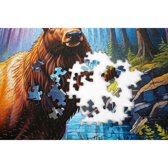 Stain Glass Elk 1000 Piece Jigsaw Puzzle Springbok - for just $19.99! 