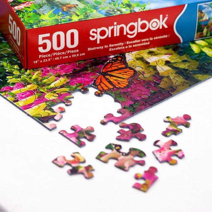 Stairway to Serenity 500 Piece Jigsaw Puzzle Springbok - for just $17.99! 
