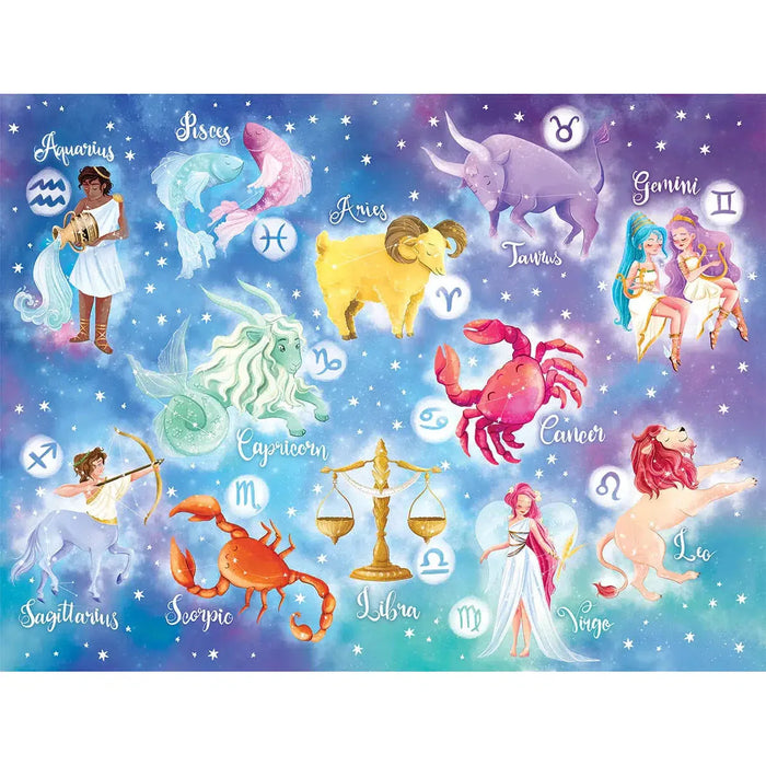 Star Signs 500 Piece Glow in the Dark Jigsaw Puzzle Parragon - for just $19.99! 