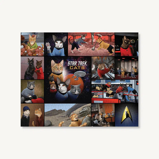 Star Trek Cats 1000 Piece Jigsaw Puzzle Chronicle - for just $19.99! 