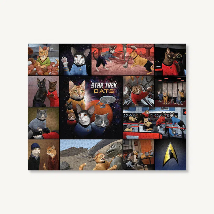 Star Trek Cats 1000 Piece Jigsaw Puzzle Chronicle - for just $19.99! 