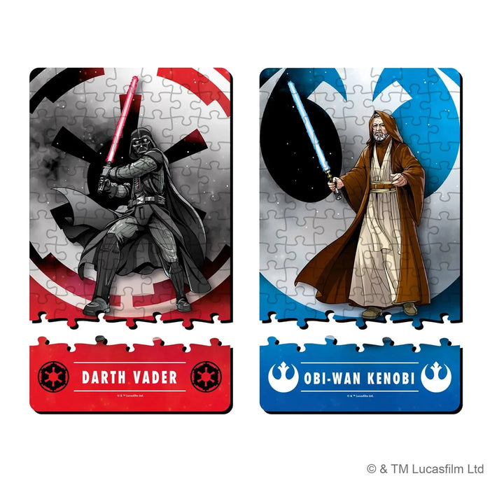 Star Wars Kenobi vs. Vader Set of 2 70 Piece Jigsaw Duel Puzzles Ridley - for just $14.99! 