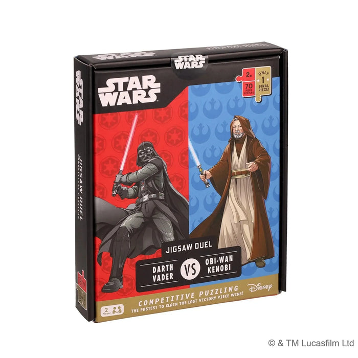 Star Wars Kenobi vs. Vader Set of 2 70 Piece Jigsaw Duel Puzzles Ridley - for just $14.99! 