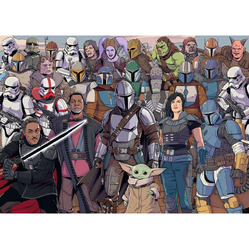 Star Wars Mandalorian Challenge 1000 Piece Jigsaw Puzzle Ravensburger - for just $29.99! 