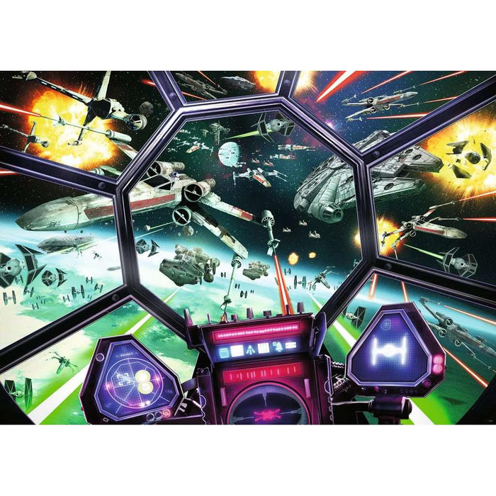 Star Wars Tie Fighter Cockpit 1000 Piece Jigsaw Puzzle Ravensburger - for just $29.99! 