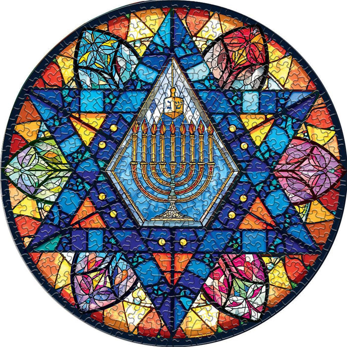 Star of David 500 Piece Round Jigsaw Puzzle Springbok - for just $17.99! 