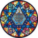 Star of David 500 Piece Round Jigsaw Puzzle Springbok - for just $17.99! 