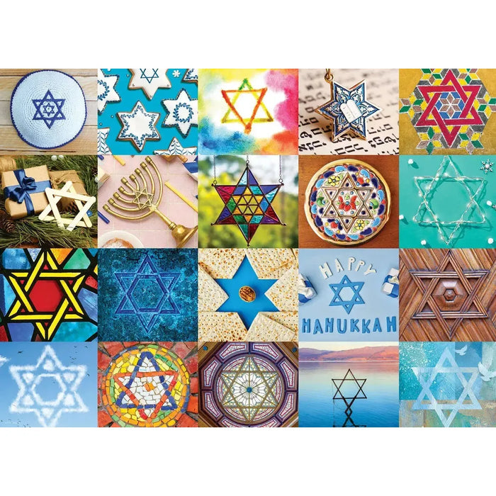 Star of David Collage 1000 Piece Jigsaw Puzzle Eurographics - for just $21.99! 