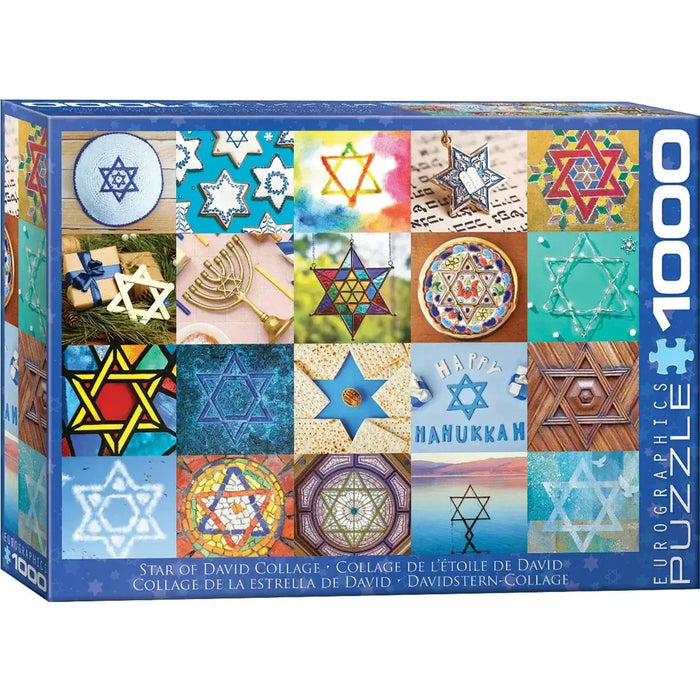 Star of David Collage 1000 Piece Jigsaw Puzzle Eurographics - for just $21.99! 